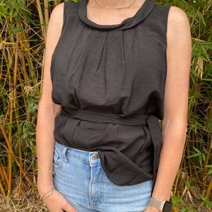 Calvin Klein Black Blouse Sz- XS